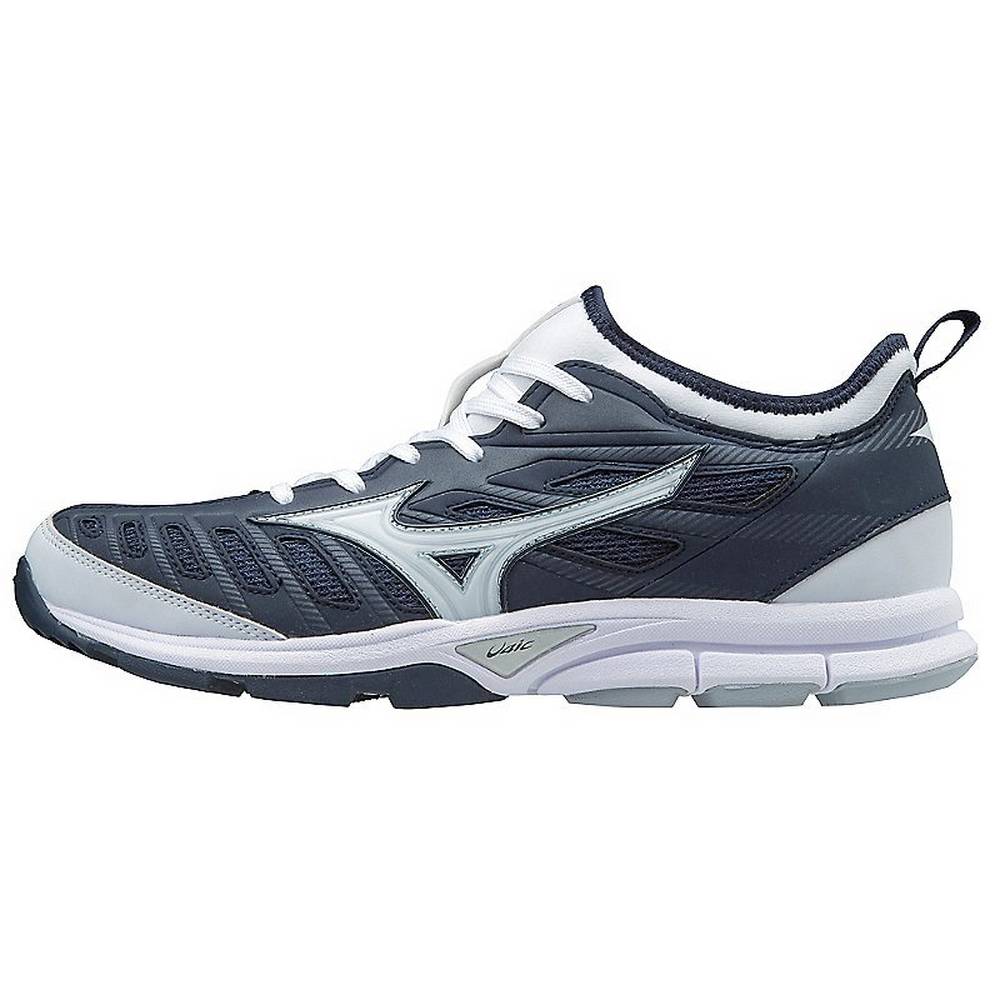 Mizuno Player’s Trainer 2 Turf Férfi Baseball Cipő Sötétkék/Fehér UGY807936